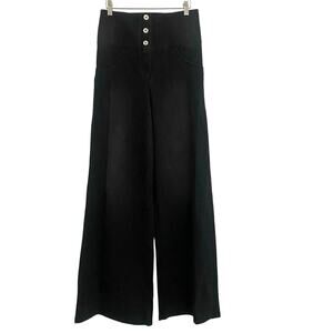 Freddy WRUP Denim Pants High Waisted Palazzo Flare Size Large Booty lift New